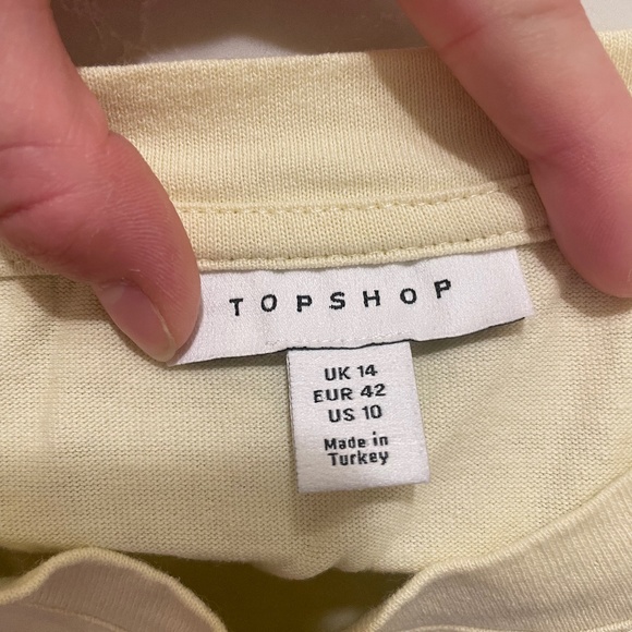 Top Shop "New York" Cropped Tee - Picture 3 of 3